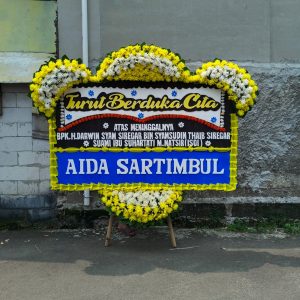 Bunga Papan Turut Berduka Cita 001
